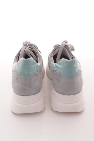 Buty szare 100% skóra