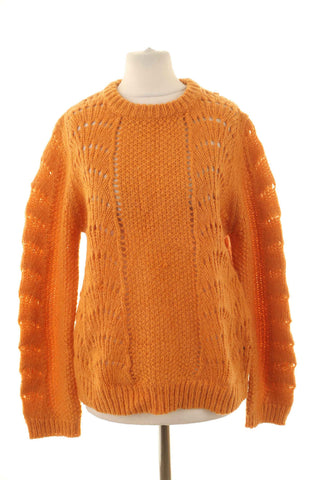 Sweter pomarańczowy 12% wełna