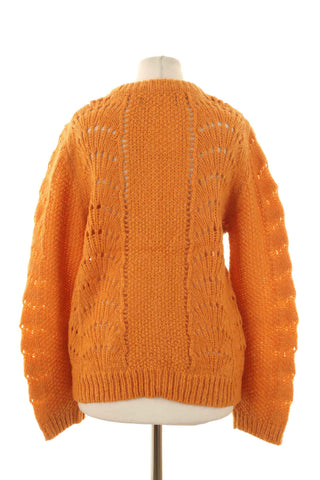 Sweter pomarańczowy 12% wełna