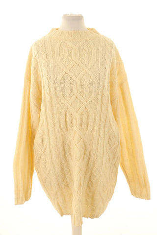 Sweter kremowy 10% wełna