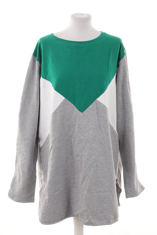 Bluza szaro-zielona