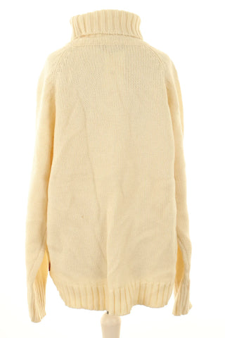 Sweter-golf kremowy 30% wełna