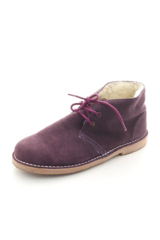 Buty fioletowe zamszowe