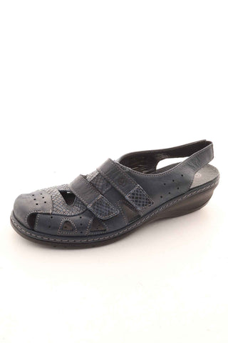 Buty granatowe skóra