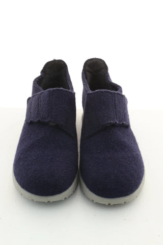 Buty granatowe filcowe
