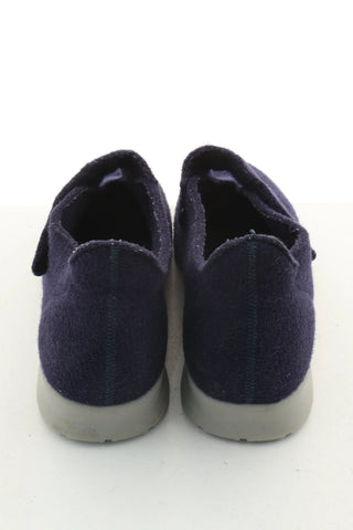 Buty granatowe filcowe