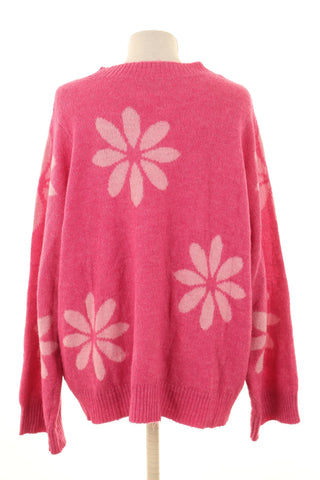 Sweter różowy