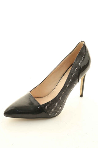 Buty czarne wzorek