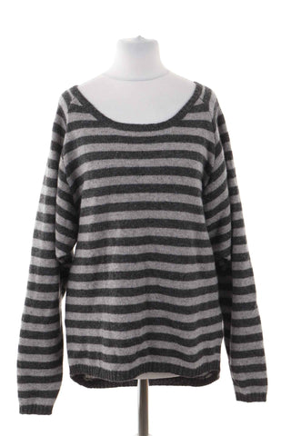 Sweter paski 70% wełna ,20% angora