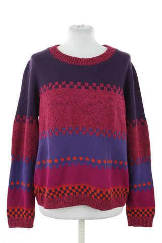Sweter różowy wzorek