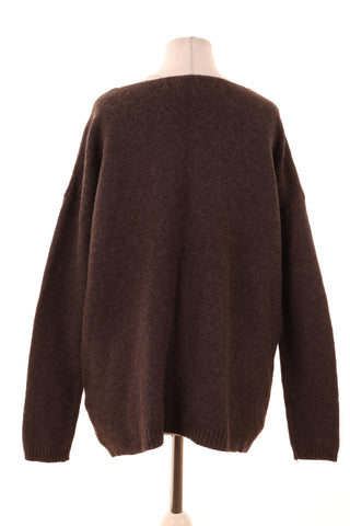 Sweter szary 10% wełna