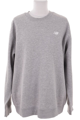 Szara męska bluza New Balance z logo