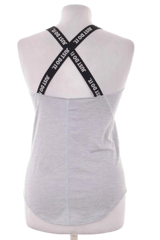 Damski Top Sportowy Nike Just Do It Szary