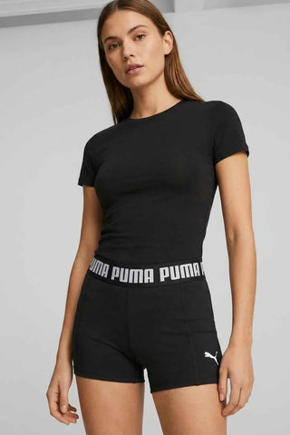 Czarne Damskie Spodenki Sportowe PUMA