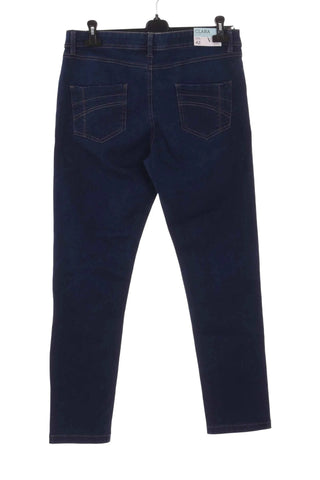 Damskie jeansy slim fit VRS model Clara, granatowe, r. 42