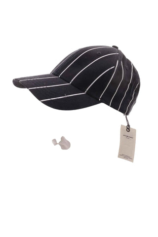 Męska Czapka z Daszkiem Jack & Jones Czarna w Paski