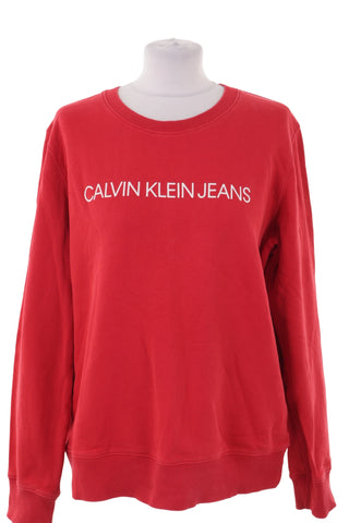 Czerwona Bluza Damska Calvin Klein Jeans
