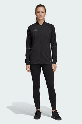 Damska czarna bluza sportowa Adidas z logo