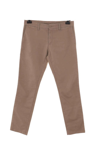 Beżowe Chinosy Męskie Slim Fit