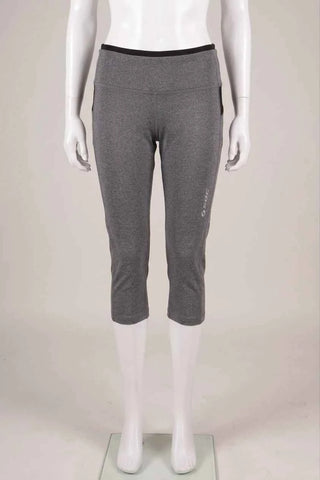 Damskie legginsy sportowe SOC capri, szare