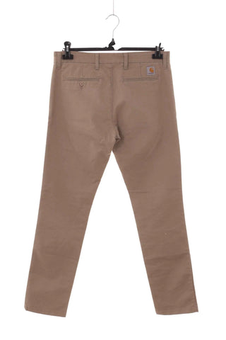 Beżowe Chinosy Męskie Slim Fit