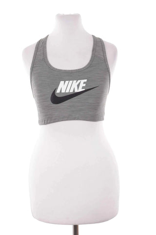 Damski biustonosz sportowy Nike Szary Melanż